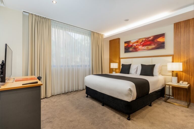 Deluxe Queen Room and Executive Queen and at Hotel Diana Woolloongabba